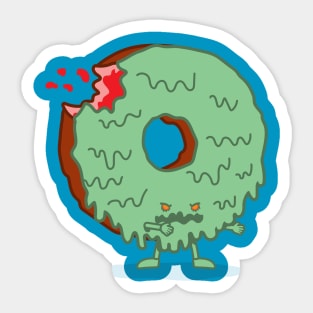 The Zombie Donut Sticker